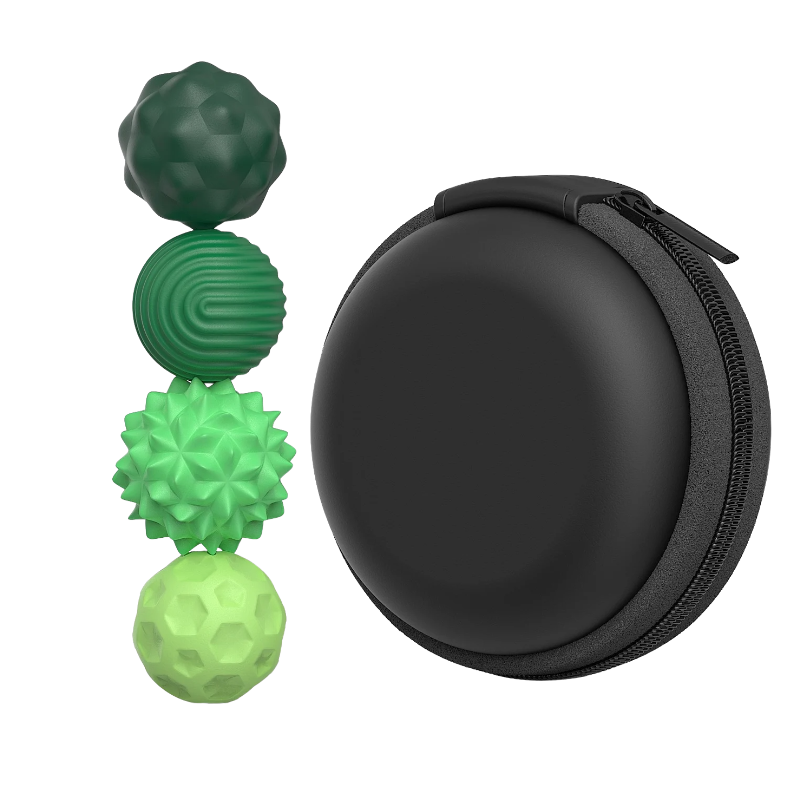 Textured Magnetic Silicone Balls Set