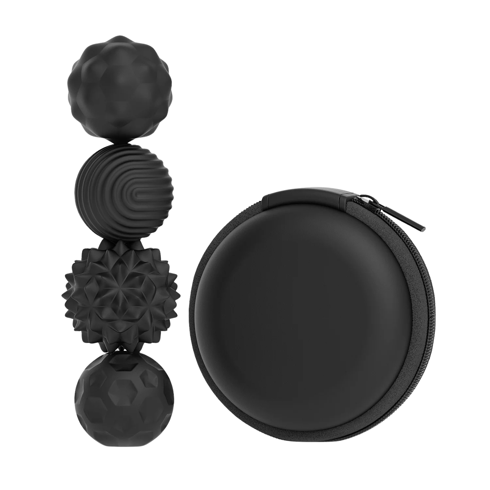 Textured Magnetic Silicone Balls Set