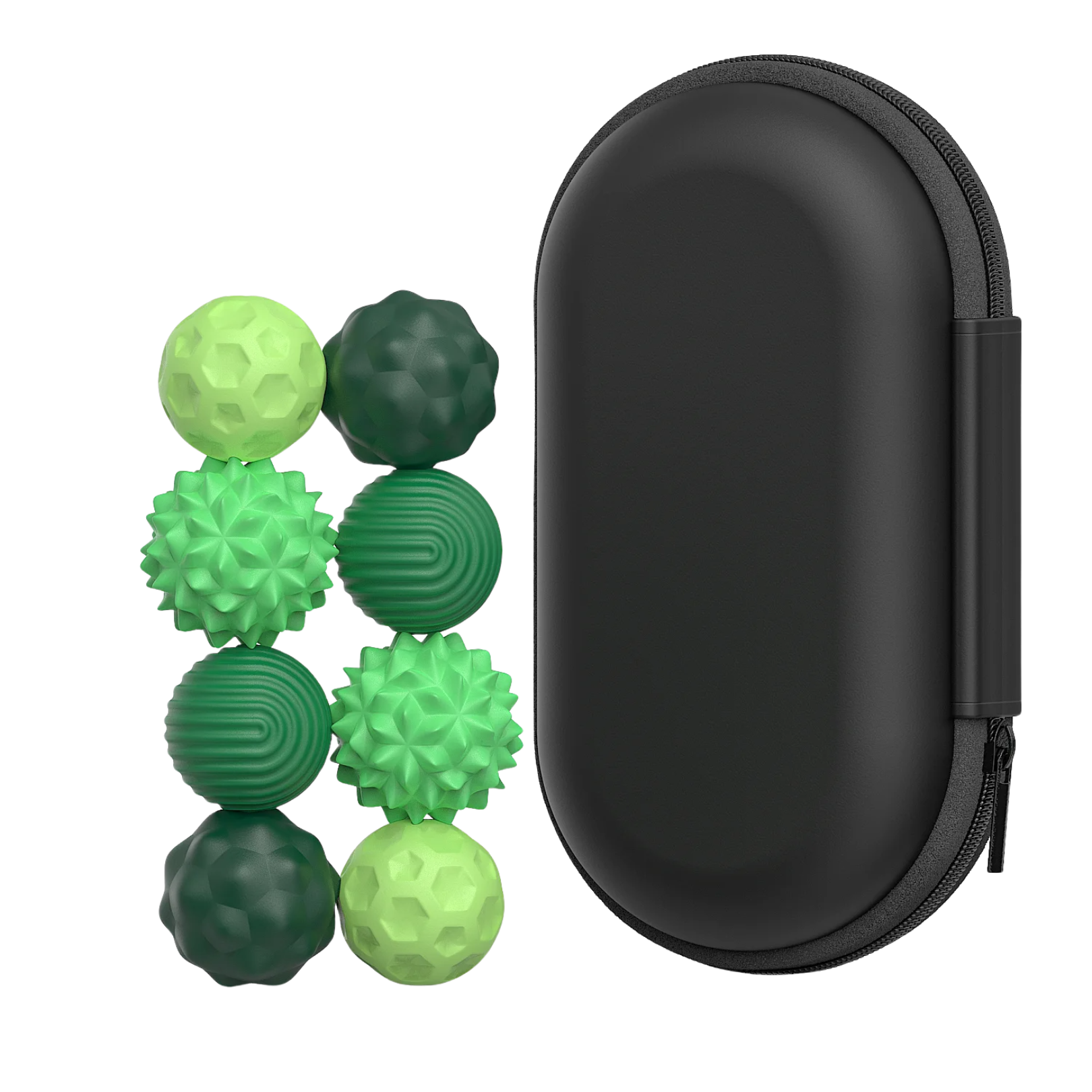 Textured Magnetic Silicone Balls Set