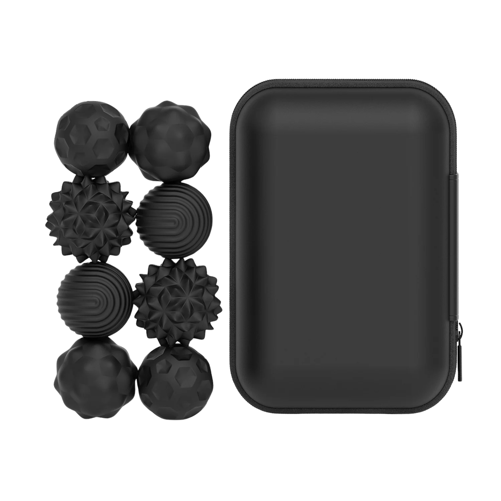 Textured Magnetic Silicone Balls Set