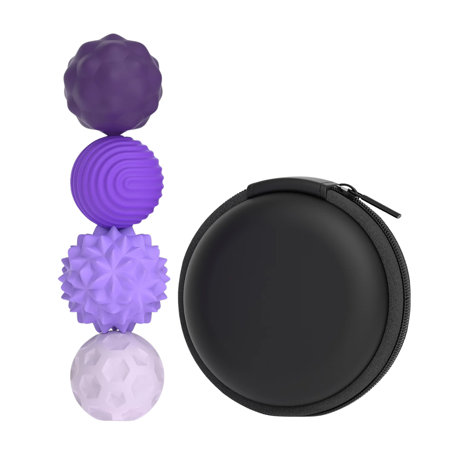 Textured Magnetic Silicone Balls Set