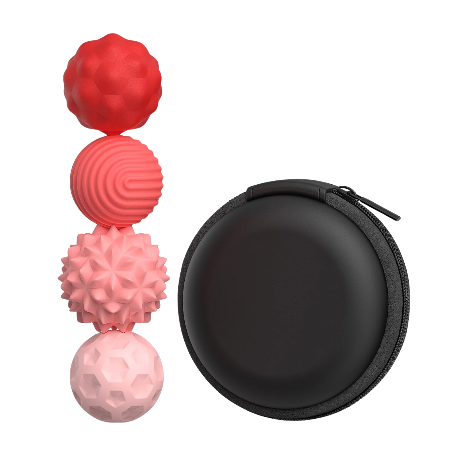 Textured Magnetic Silicone Balls Set