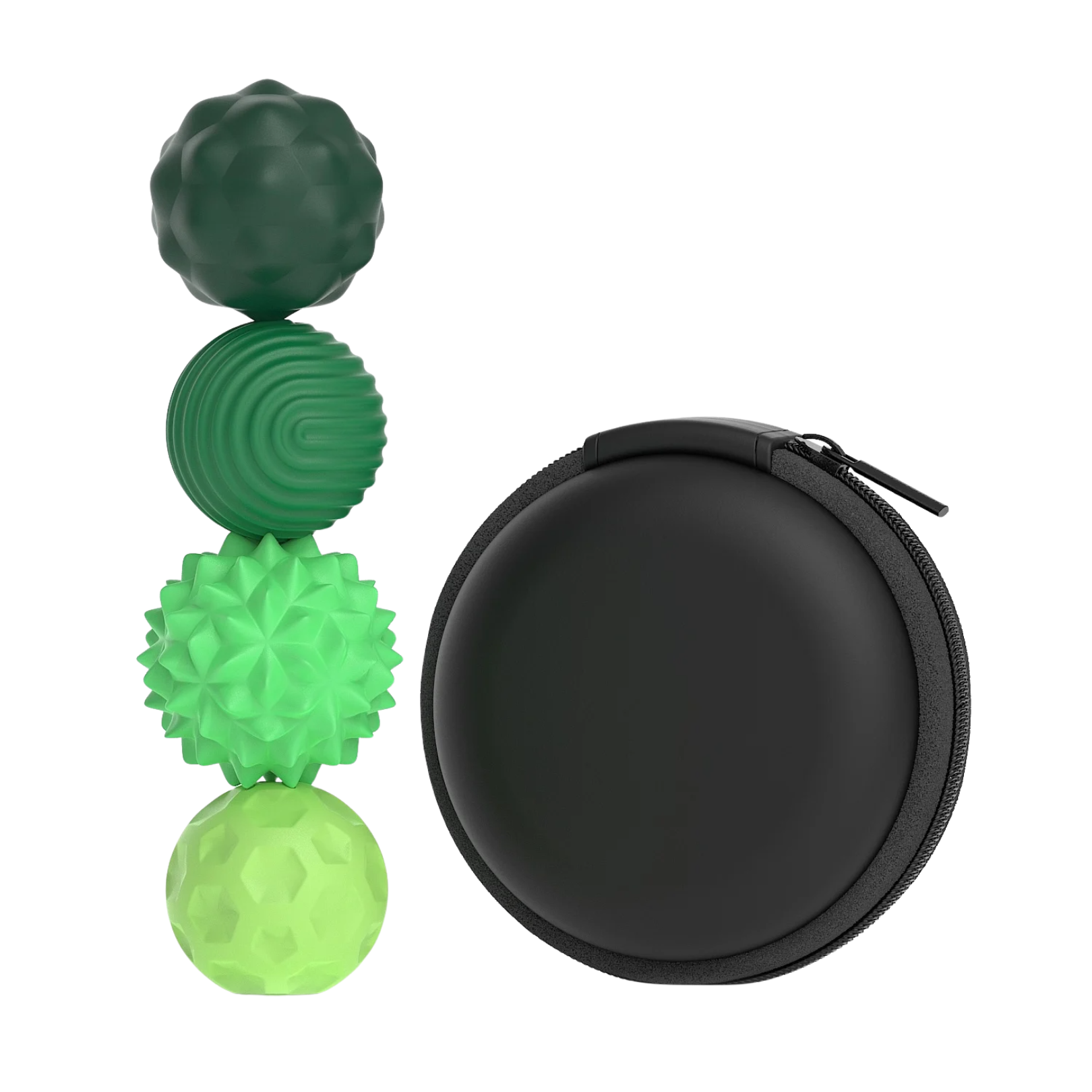 Textured Magnetic Silicone Balls Set