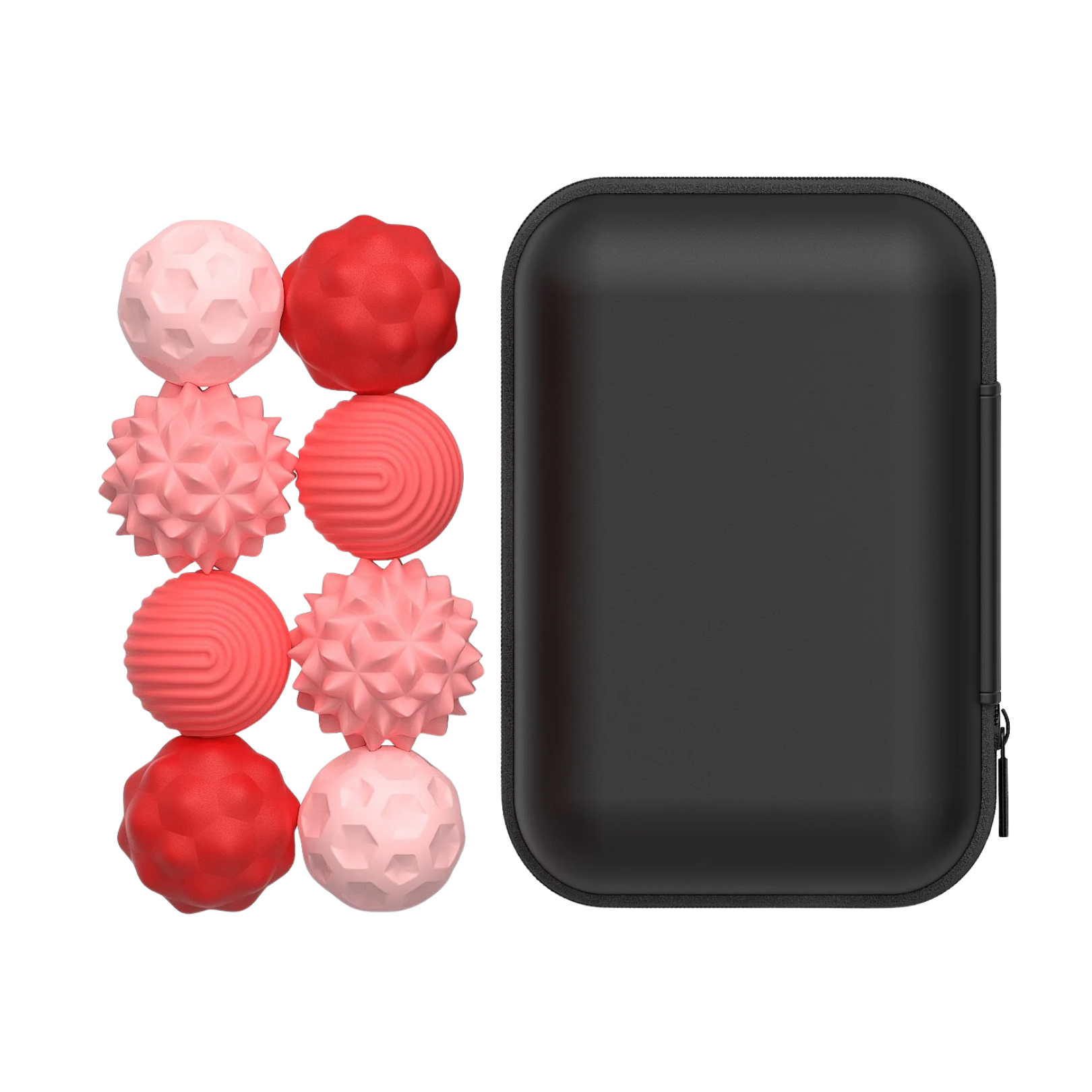 Textured Magnetic Silicone Balls Set