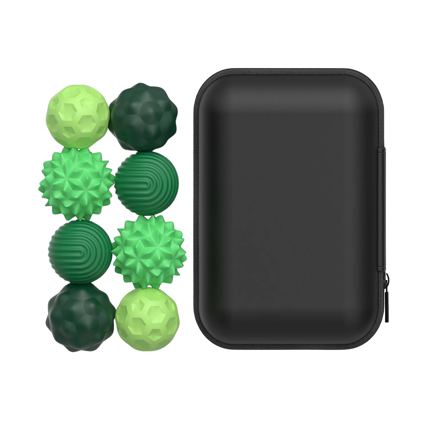 Textured Magnetic Silicone Balls Set