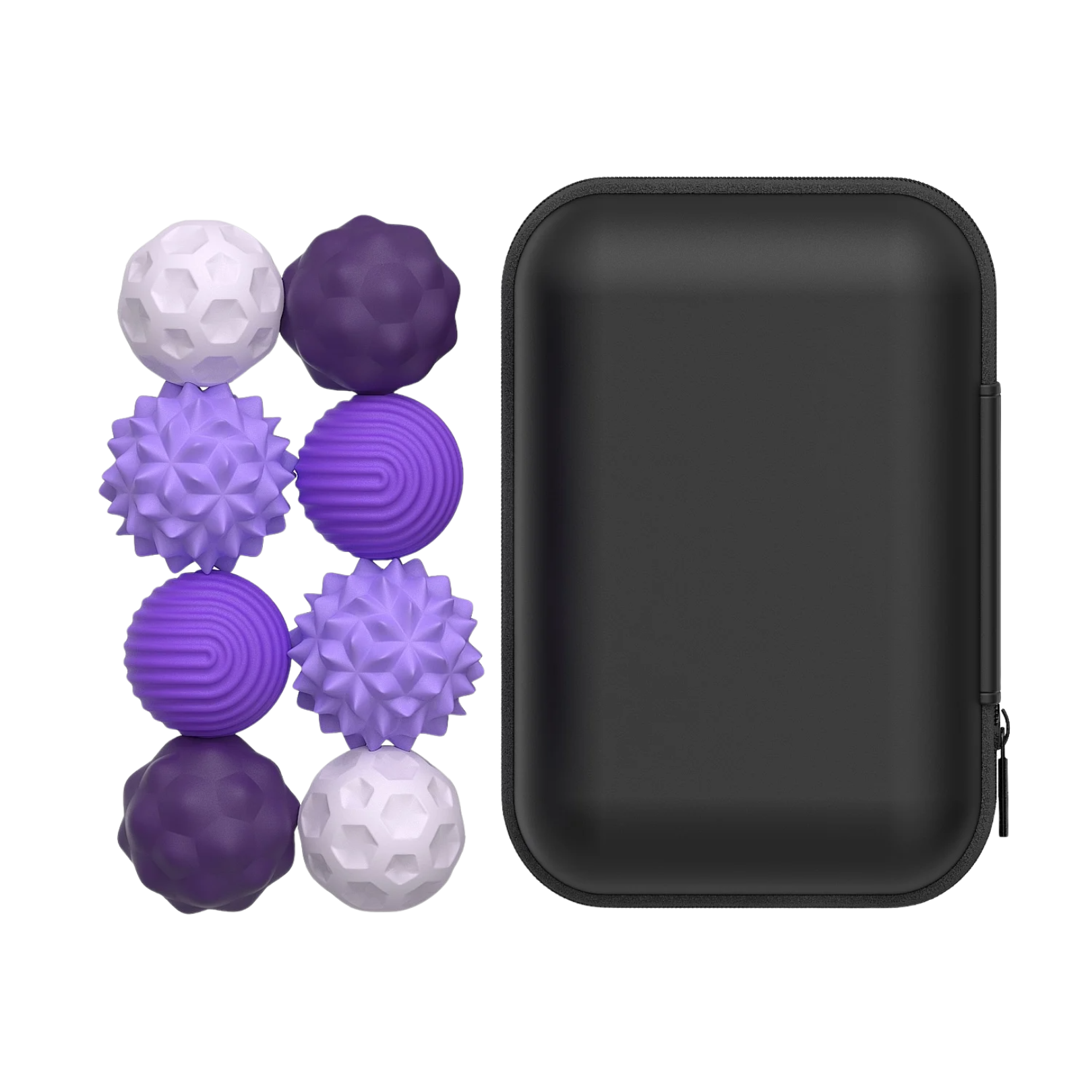 Textured Magnetic Silicone Balls Set