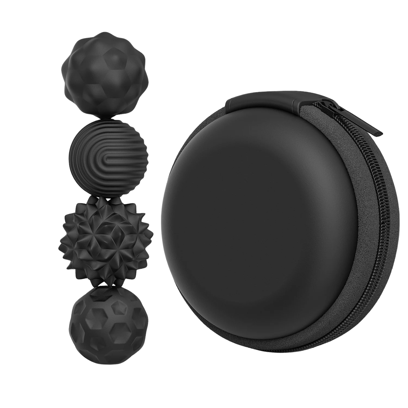 Textured Magnetic Silicone Balls Set